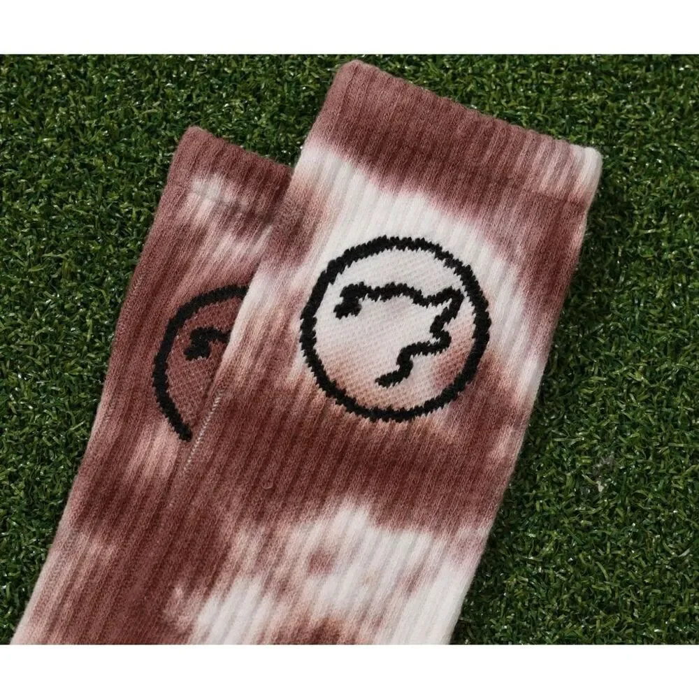 WOLFpak mocha brown crew socks 2 pairs new without tag